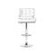 Artiss Set of 4 PU Leather Gas Lift Bar Stools - White and Chrome