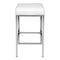 Artiss Set of 2 PU Leather Backless Bar Stools - White