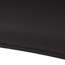 Artiss Set of 2 PU Leather Wave Style Bar Stools - Black
