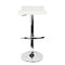 Artiss Set of 2 PU Leather Wave Style Bar Stools - White