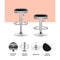 Artiss set of 4 PU Leather Bar Stools Kitchen Bar Stool Dining Chair Black Anton Swivel