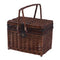 4 Person Picnic Basket Deluxe Baskets Set Outdoor Blanket Deluxe Wicker Gift