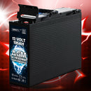 Giantz AGM Deep Cycle Battery 12V 135Ah Portable 4WD Sealed Marine Solar Slim