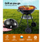 Grillz Charcoal BBQ Smoker Drill Outdoor Camping Patio Barbeque Steel Oven