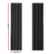 Artiss 2X Blockout Curtains Blackout Window Curtain Eyelet 140x230cm Black