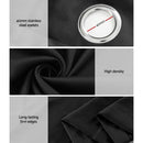 Artiss 2X Blockout Curtains Blackout Window Curtain Eyelet 180x213cm Black