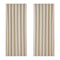Artiss 2X Blockout Curtains Blackout Window Curtain Eyelet 240x230cm Beige