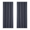 Artiss 2X Blockout Curtains Blackout Window Curtain Eyelet 240x230cm Charcoal