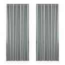 Artiss 2X Blockout Curtains Blackout Window Curtain Eyelet 240x230cm Grey