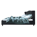 Artiss Pier Bed Frame Fabric - Charcoal Queen