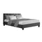 Artiss Anna Bed Frame Fabric - Charcoal Double