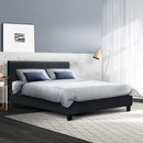 Artiss Neo Fabric Bed Frame - Charcoal Double