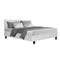 Artiss Neo PU Leather Bed Frame - White Double