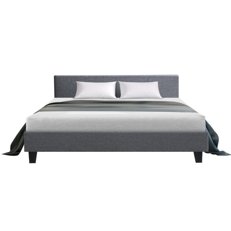 Artiss Neo Fabric Bed Frame - Grey King