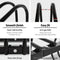 Weisshorn 4 Bike Stand Floor Bicycle Storage Black
