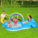 Bestway Swimming Pool Rainbow Slide Play Above Ground Kids Inflatable Pools