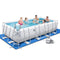 Bestway Rectangular Frame Power Steel Above Ground Swimming Pool