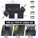 Hammock Style Foldable Portable Car Back Seat Cover For Dog