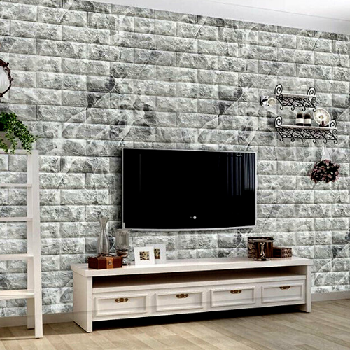 3D Wallpaper Tiles 70 x 77cm Marble Brick 10pcs