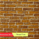 3D Wallpaper Tiles 70 x 77cm Red Brick 10pcs
