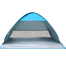 Weisshorn 4 Person Portable Pop Up Camping Tent - Blue