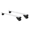 Universal Car Roof Rack Cross Bars Aluminium Silver Adjustable 108cm Racks