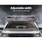 Universal Car Roof Rack Cross Bars Aluminium Adjustable 111cm Silver Upgraded