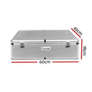 Embellir 1000 Disc Aluminium Storage Box - Silver