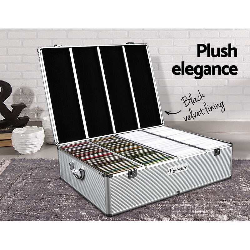 Embellir 1000 Disc Aluminium Storage Box - Silver