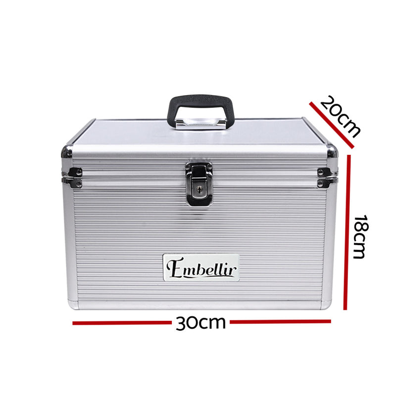 Embellir 240 Disc Aluminium Storage Box - Silver