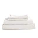 Cosy Club Washed Cotton Sheet Set White Double