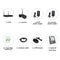 UL-tech CCTV Wireless Security Camera System 4CH Home Outdoor WIFI 4 Square Cameras Kit 1TB