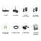 UL-tech CCTV Wireless Security Camera System 8CH Home Outdoor WIFI 8 Square Cameras Kit 1TB