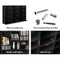 Artiss Adjustable Book Storage Shelf Rack Unit - Black