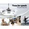 42 Ceiling Fan Lamp LED Light Retractable Blade Ceiling Fan with Remote"