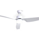 52 DC Motor Ceiling Fan with LED Light with Remote 8H Timer Reverse Mode 5 Speeds"