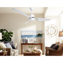 52 DC Motor Ceiling Fan with LED Light with Remote 8H Timer Reverse Mode 5 Speeds"