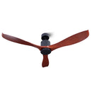 56 DC Motor Ceiling Fan with Remote 8H Timer Reverse Mode 5 Speeds Wooden"