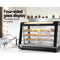 Devanti Commercial Food Warmer Electric Hot Display Pie Showcase Stainless Steel