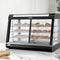 Devanti Commercial Food Warmer Electric Hot Display Pie Showcase Stainless Steel