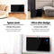 Devanti 2000W Portable Electric Panel Heater - Black Glass