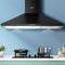 Comfee Rangehood 900mm Range Hood Home Kitchen Wall Mount Canopy 90cm Black