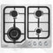 Devanti Gas Cooktop 60cm Gas Stove Cooker 4 Burner Cook Top Konbs NG LPG Steel