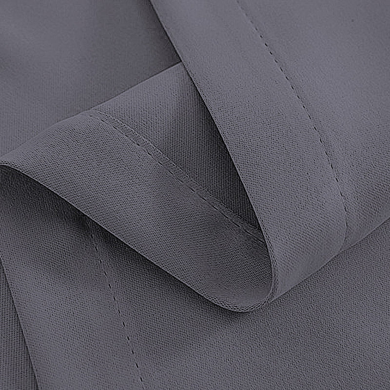 Art Queen 2 Panel 140 x 213cm Block Out Curtains - Grey