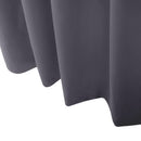 Art Queen 2 Panel 140 x 213cm Block Out Curtains - Grey