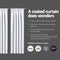 Art Queen 2 Pencil Pleat 300x230cm Blockout Curtains - White