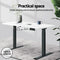 Artiss Standing Desk Desktop Motorised Electric Sit Stand Table White