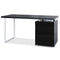 Artiss Metal Desk with 3 Drawers - Black