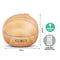 4 in 1 Ultrasonic Aroma Diffuser 300ml - Light Wood