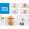 Devanti Aromatherapy Diffuser Aroma Essential Oils Air Humidifier LED Light 130ml